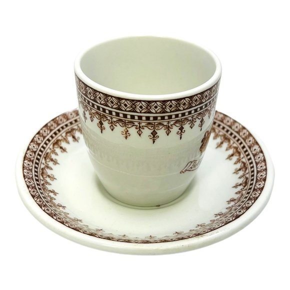 Bel & The Dragon Vitrified Hotel Ware Espresso Teacup Set Dunn Bennett - Picture 3 of 10